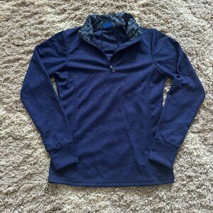 Ovation Equestrian Cool Rider Tech Long Sleeve Shirt - Size Small - Navy Blue